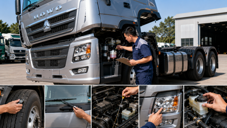 Những Việc Quan Trọng Cần Làm Trước Khi Lái Xe Tải Howo