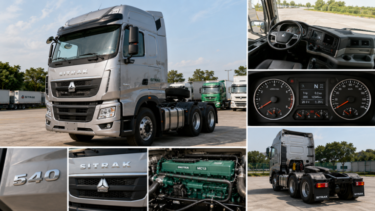 Tìm hiểu dòng sản phẩm xe đầu kéo Howo SITRAK 540HP đời 2021 | Kimphucgroup.com
